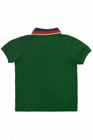 Logo-embroidered polo, zdjęcie 2 Logo-embroidered polo od Gucci Kids